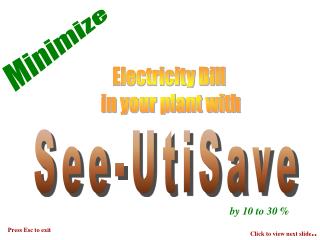 Electricity Bill in your plant with