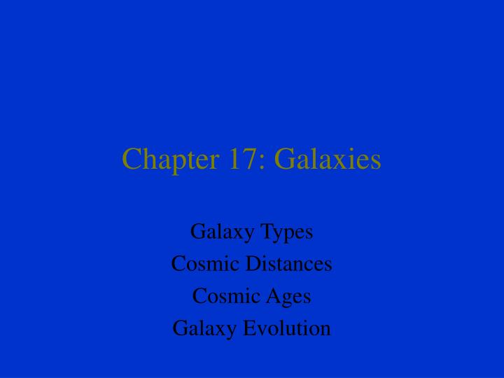 chapter 17 galaxies