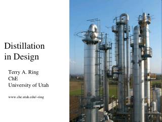 Distillation in Design