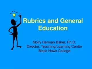 Rubrics and General Education