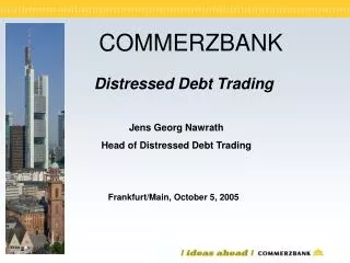 Distressed Debt Trading