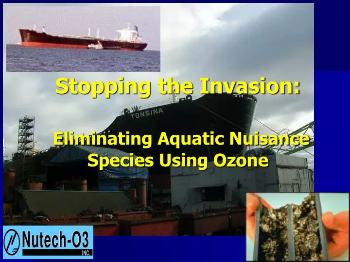 stopping the invasion eliminating aquatic nuisance species using ozone