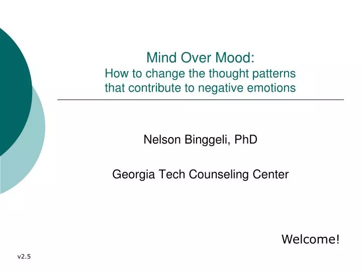 mind over mood how to change the thought patterns that contribute to negative emotions