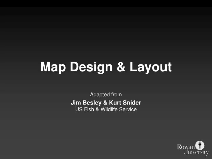 map design layout