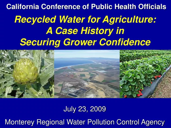 california conference of public health officials