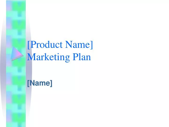 product name marketing plan