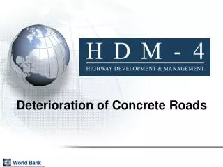Deterioration of Concrete Roads