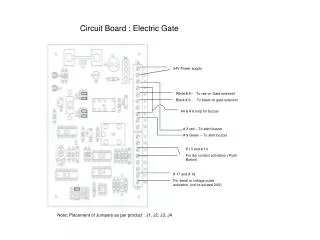 Circuit Board : Electric Gate