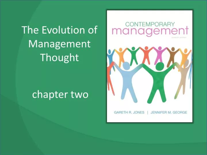 the evolution of management thought