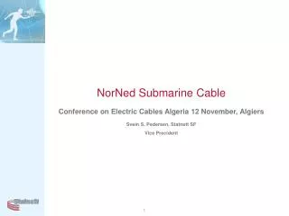 NorNed Submarine Cable