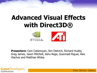 Advanced Visual Effects with Direct3D®