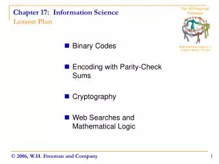 Chapter 17: Information Science Lesson Plan