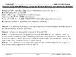 Project: IEEE P802.15 Working Group for Wireless Personal Area Networks (WPANs) Submission Title: Chirp Spread Spectrum - slide 1