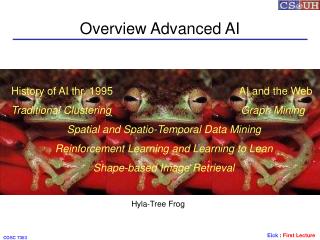 Overview Advanced AI