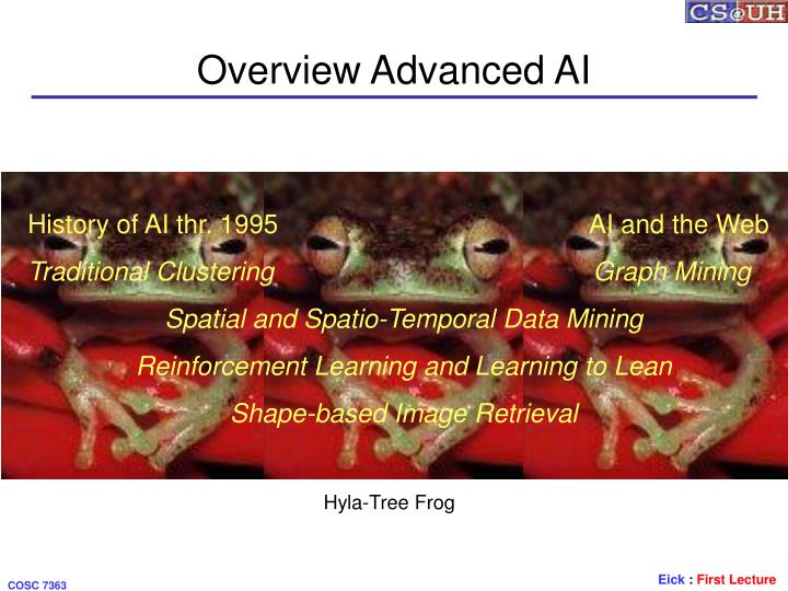 overview advanced ai