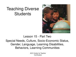 Teaching Diverse Students