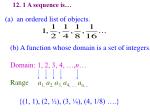 12. 1 A sequence is… - slide 1