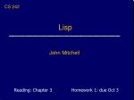 Lisp - slide 1