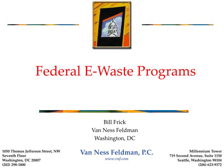 federal e waste programs