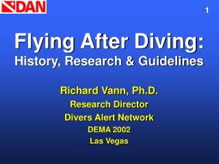 Flying After Diving: History, Research &amp; Guidelines