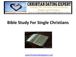 Bible Study for Single Christians