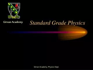 Standard Grade Physics