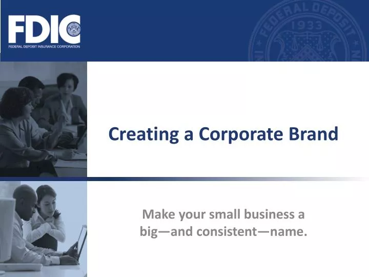 creating a corporate brand