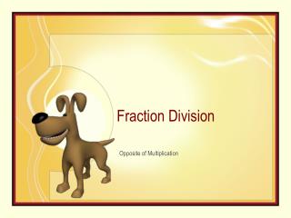 Fraction Division