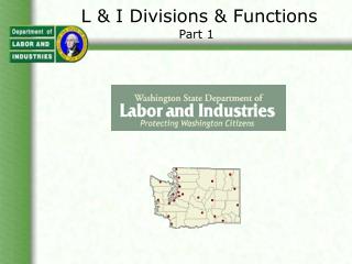 L &amp; I Divisions &amp; Functions Part 1