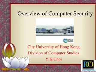 Overview of Computer Security