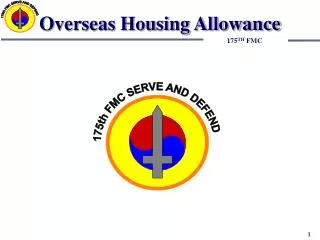 Overseas Housing Allowance