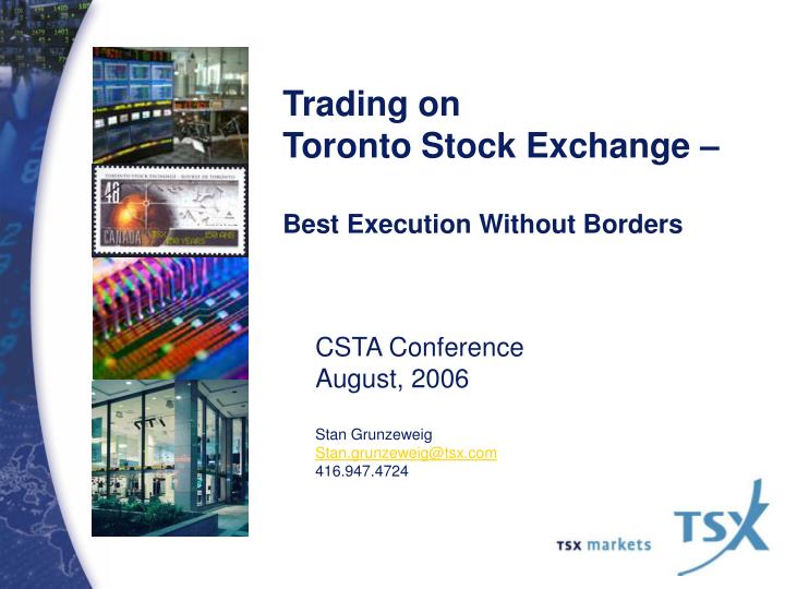 trading on toronto stock exchange best execution without borders