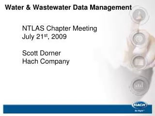 Water &amp; Wastewater Data Management