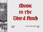 Music in the Third Reich - slide 1