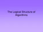 The Logical Structure of Algorithms - slide 1