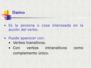 dativo