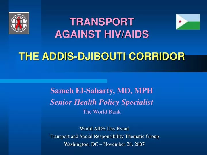 transport against hiv aids the addis djibouti corridor