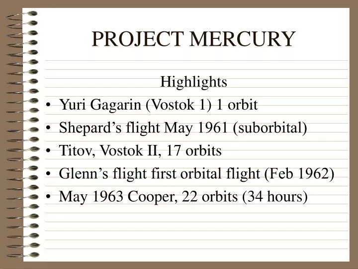 project mercury