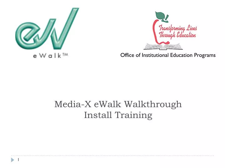 media x ewalk walkthrough install training