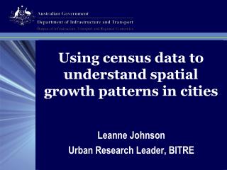 Using census data to understand spatial growth patterns in cities