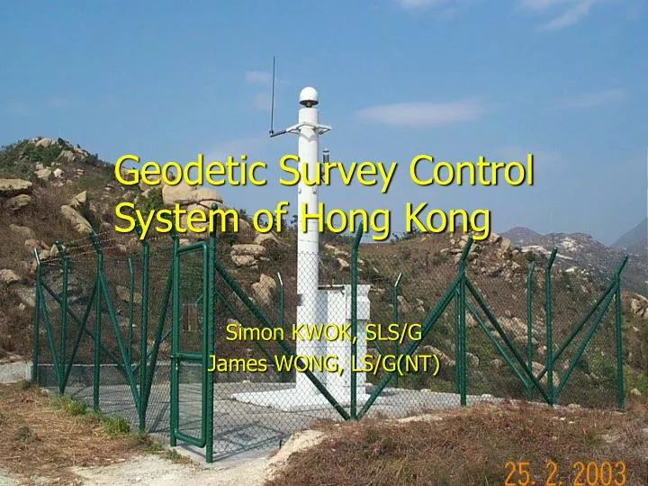 geodetic survey control system of hong kong