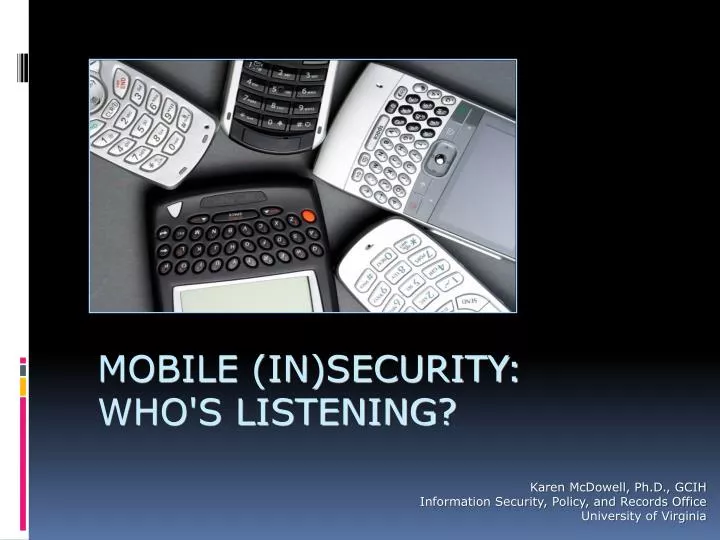 mobile in security who s listening