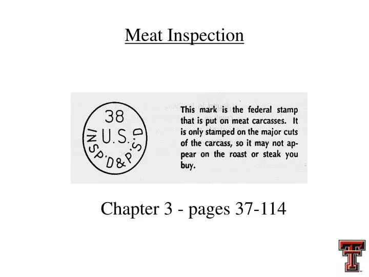 meat inspection