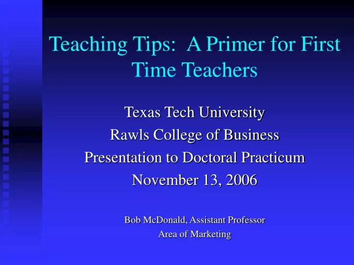 teaching tips a primer for first time teachers