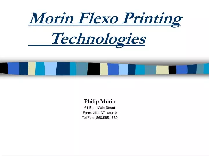 morin flexo printing technologies