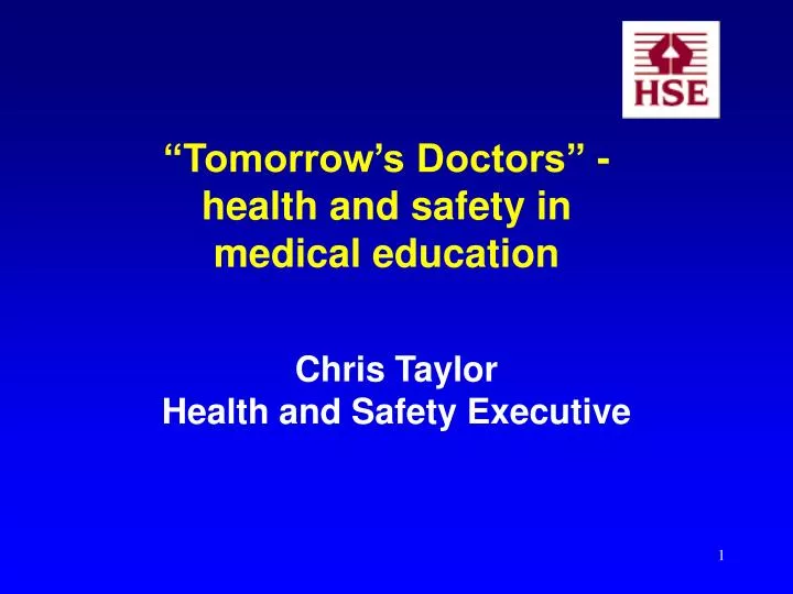 tomorrow s doctors health and safety in medical education
