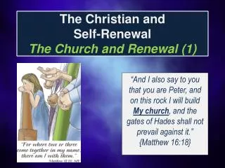 The Christian and Self-Renewal The Church and Renewal (1)