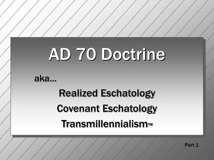ad 70 doctrine