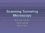 Scanning Tunneling Microscopy - slide 1