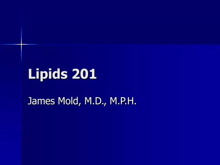 lipids 201